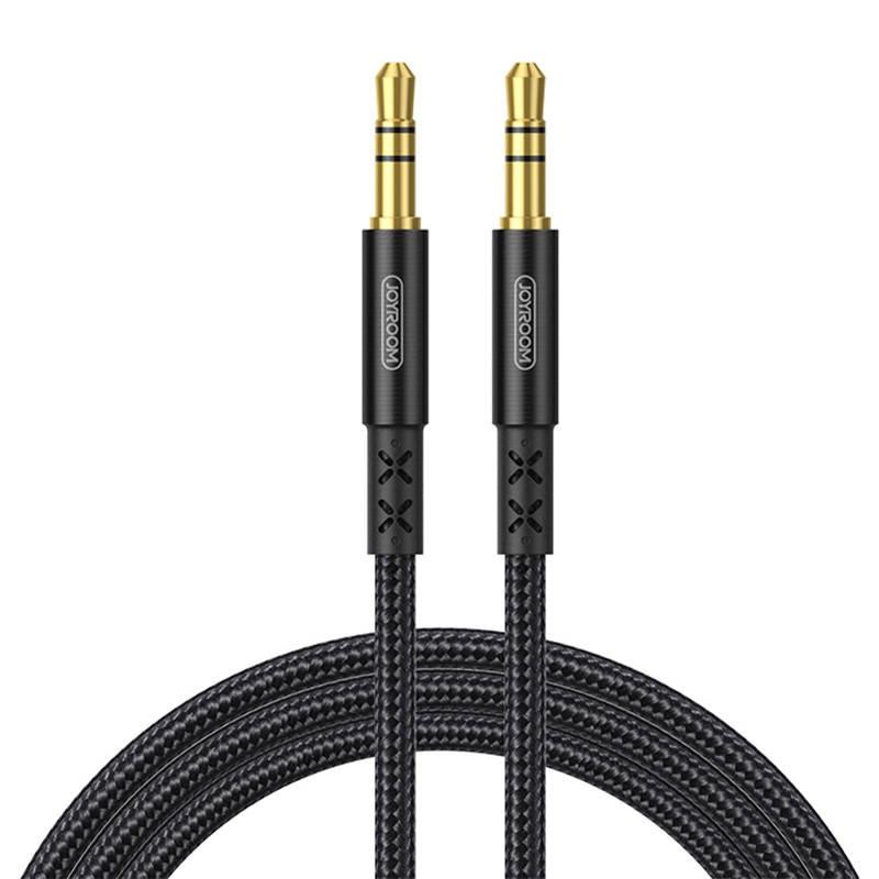 AUX audio kabel pro autorádia 1m Joyroom SY-10A1 (černý)