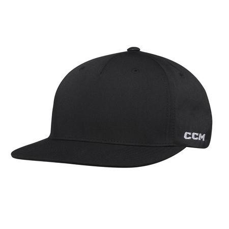 CCM Kšiltovka Team Flatbrim Snapback SR, černá, Senior