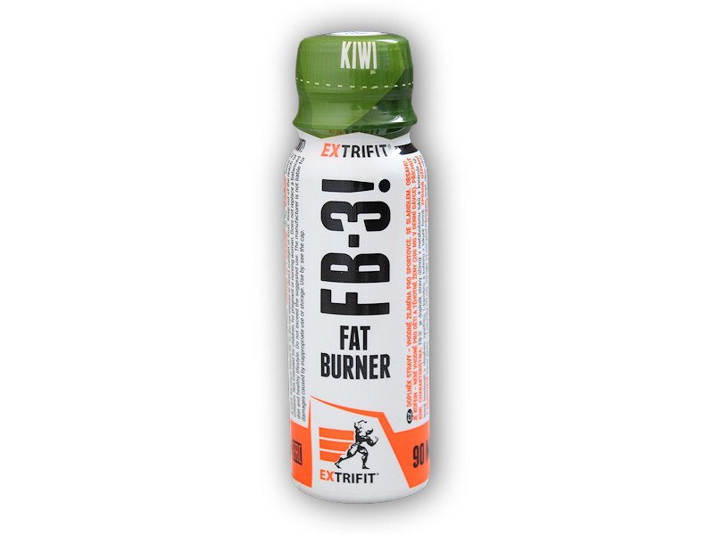 Extrifit FB-3! Fat Burner Shot 90ml Varianta: kiwi