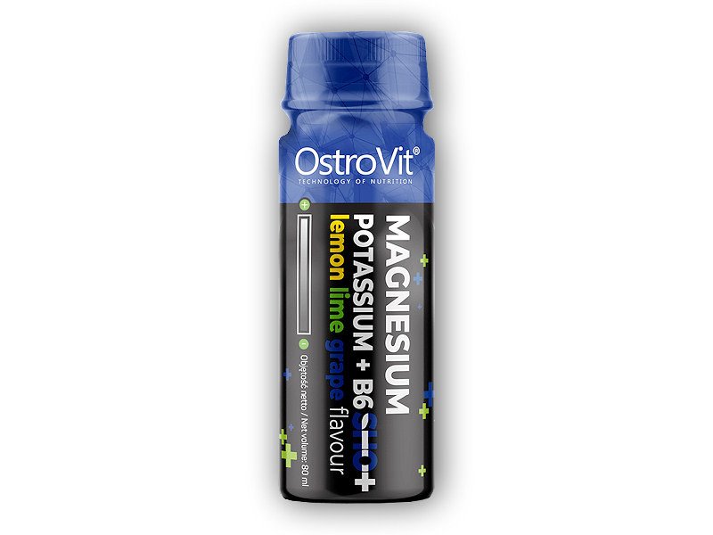 Ostrovit Magnesium potassium + B6 shot 80ml Varianta: citron-limetka-grep