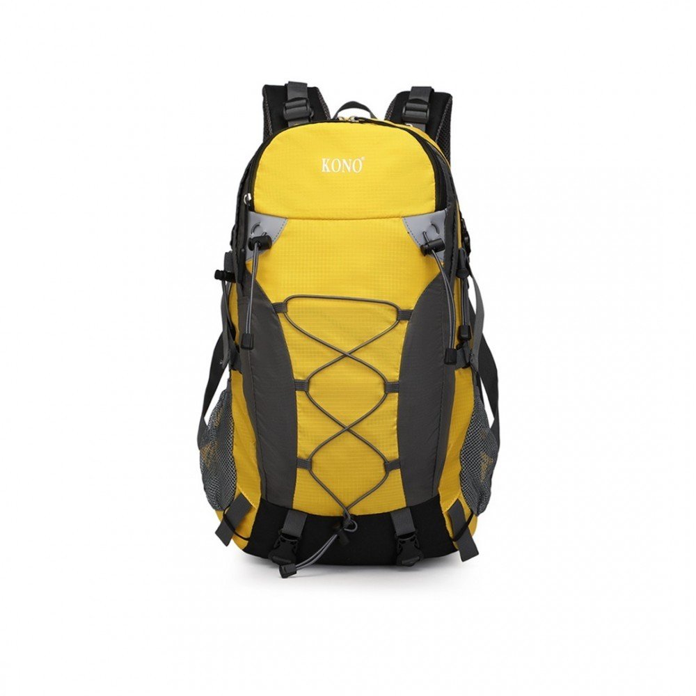 KONO outdoorový sportovní / turistický batoh  40L - žlutá