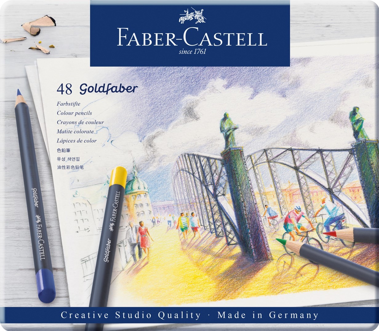 Faber-Castell Faber Castell, 114748, Goldfaber, sada uměleckých pastelek, 48 ks