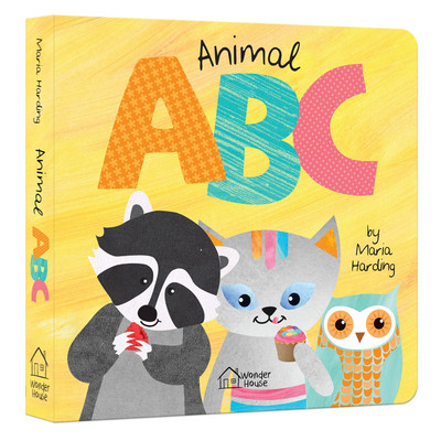 Animal ABC: Playful Animals Teach A to Z (Padded Board Book) (Wonder House Books)(Board Books)
