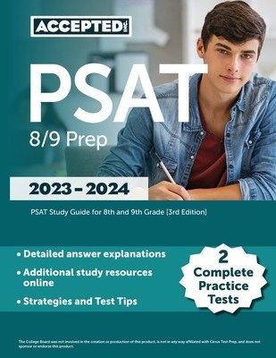 PSAT 8/9 Prep 2023-2024: 2 Complete Practice Tests, PSAT Study Guide for 8th and 9th Grade [3rd Edition] (Cox Jonathan)(Paperback)
