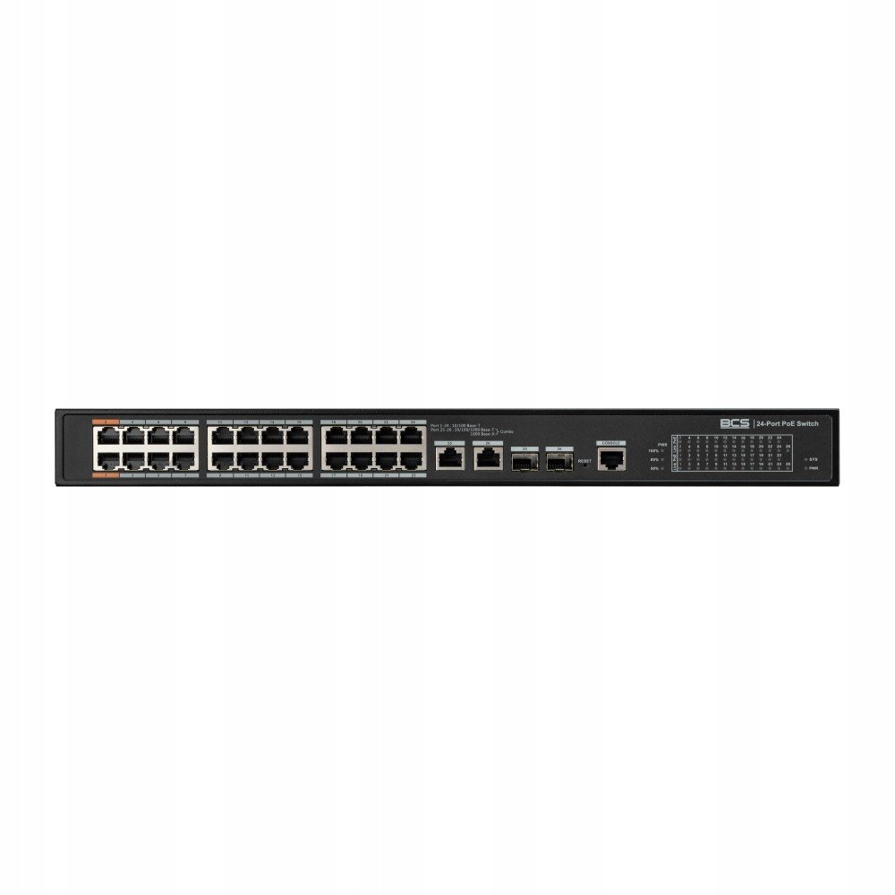 switch 26portový 24x PoE BCS-L-SP2402G-2SFP-M(2)