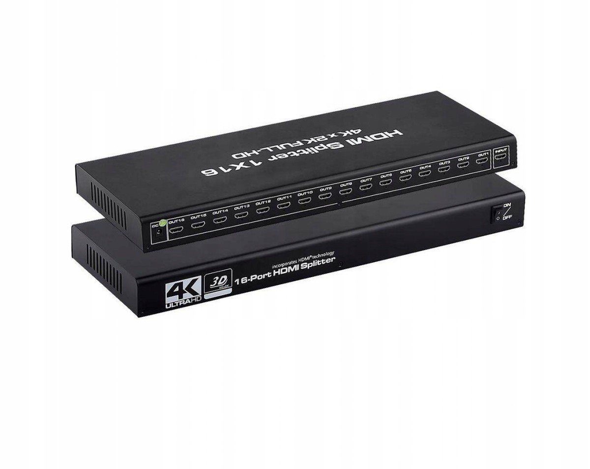 Hdmi splitter 16 monitorů 4K FullHD