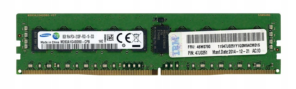 Ibm 46W0790 00FM011 8GB DDR4 2133MHz Ecc