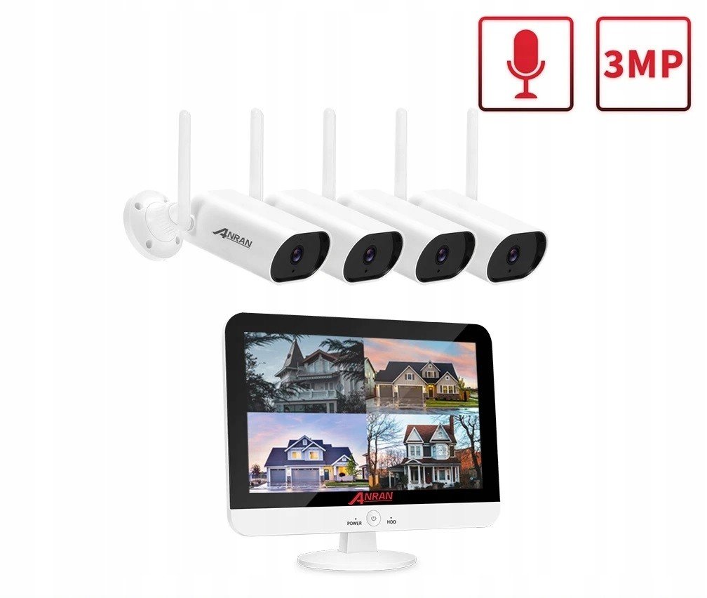 Wifi Monitoring Rekordér V Monitoru KAMERY1080P