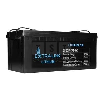 Extralink LiFePO4 200AH akumulátor 12,8V, Bms