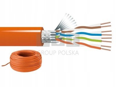 Cat. instalační kabel 7A, stíněný, S/ftp, 100