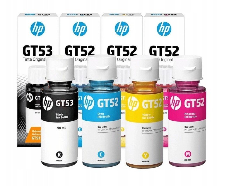 Set 4 Tuše GT52 Cmyk GT53XL černý