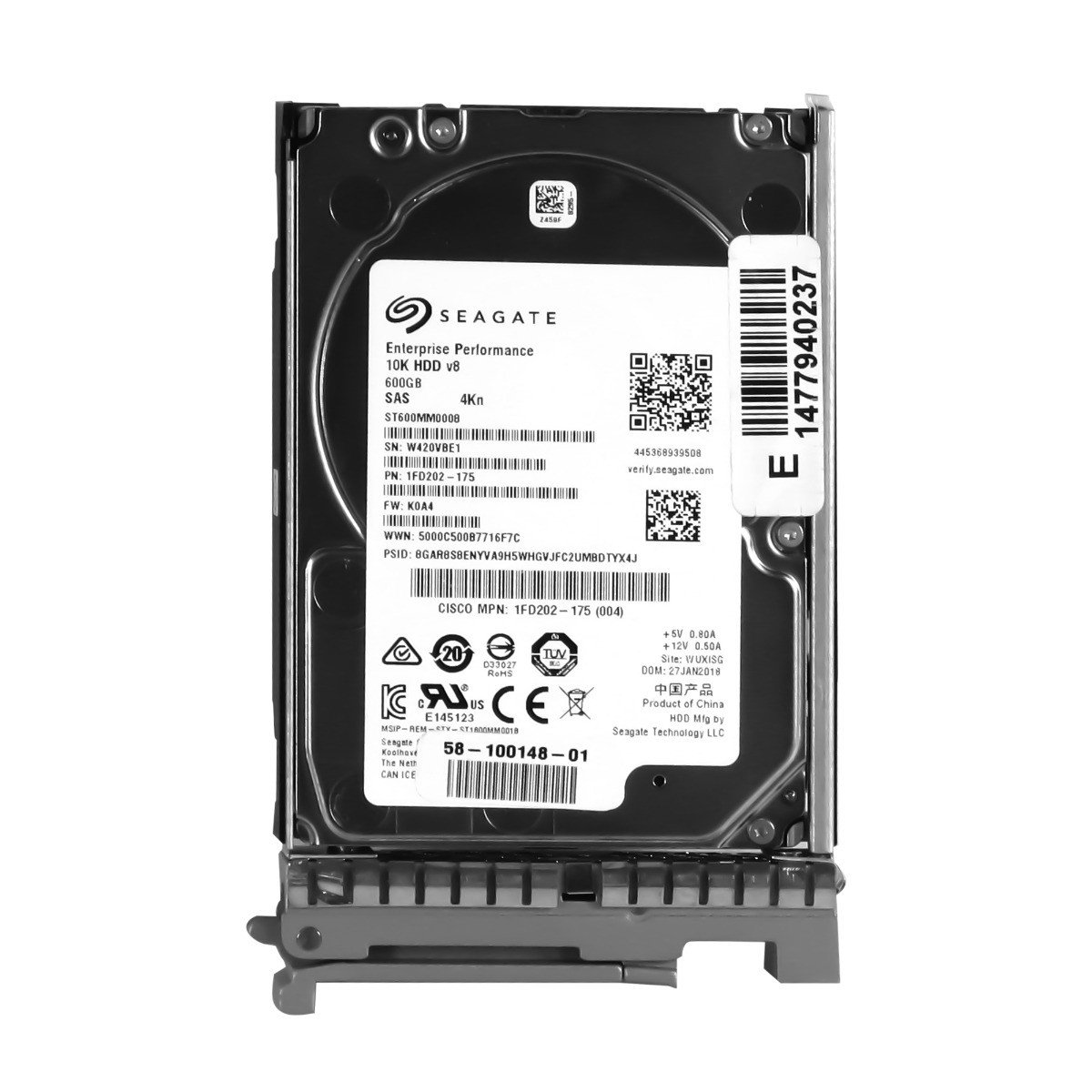 Cisco 58-100148-01 600 Gb 10K SAS-3 2.5 ST600MM0008