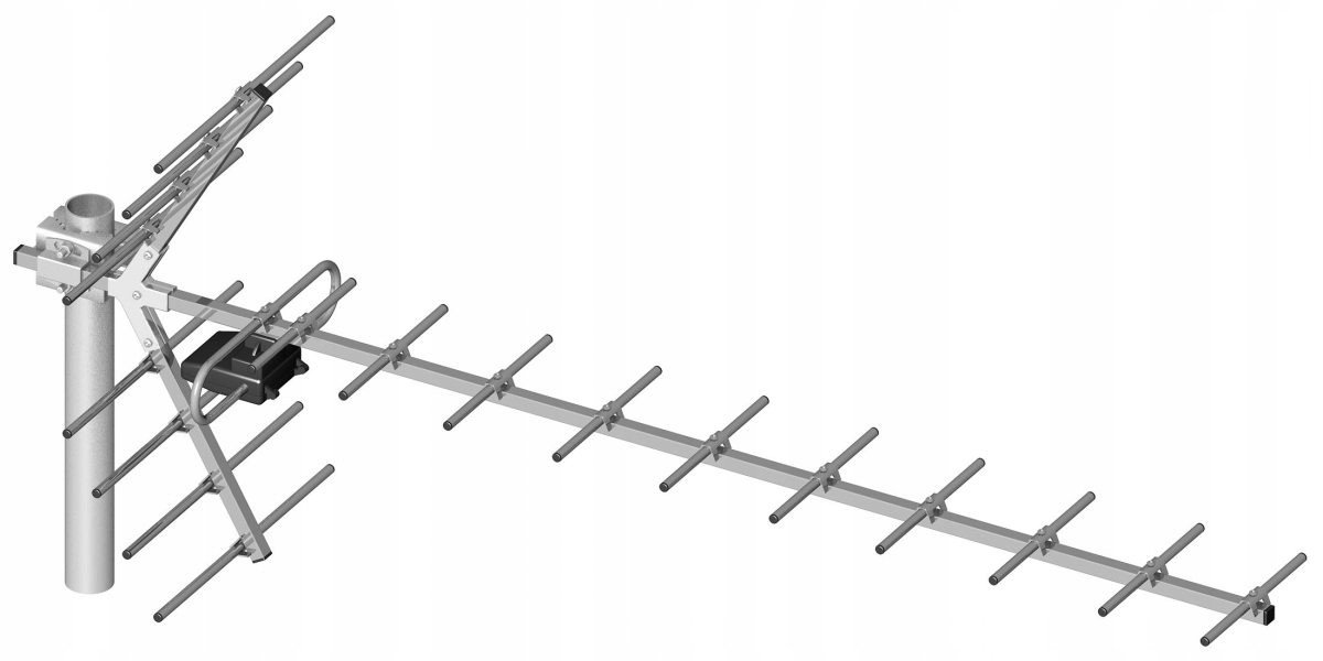 7 ks Směrová Tv anténa 21-60 Yaga