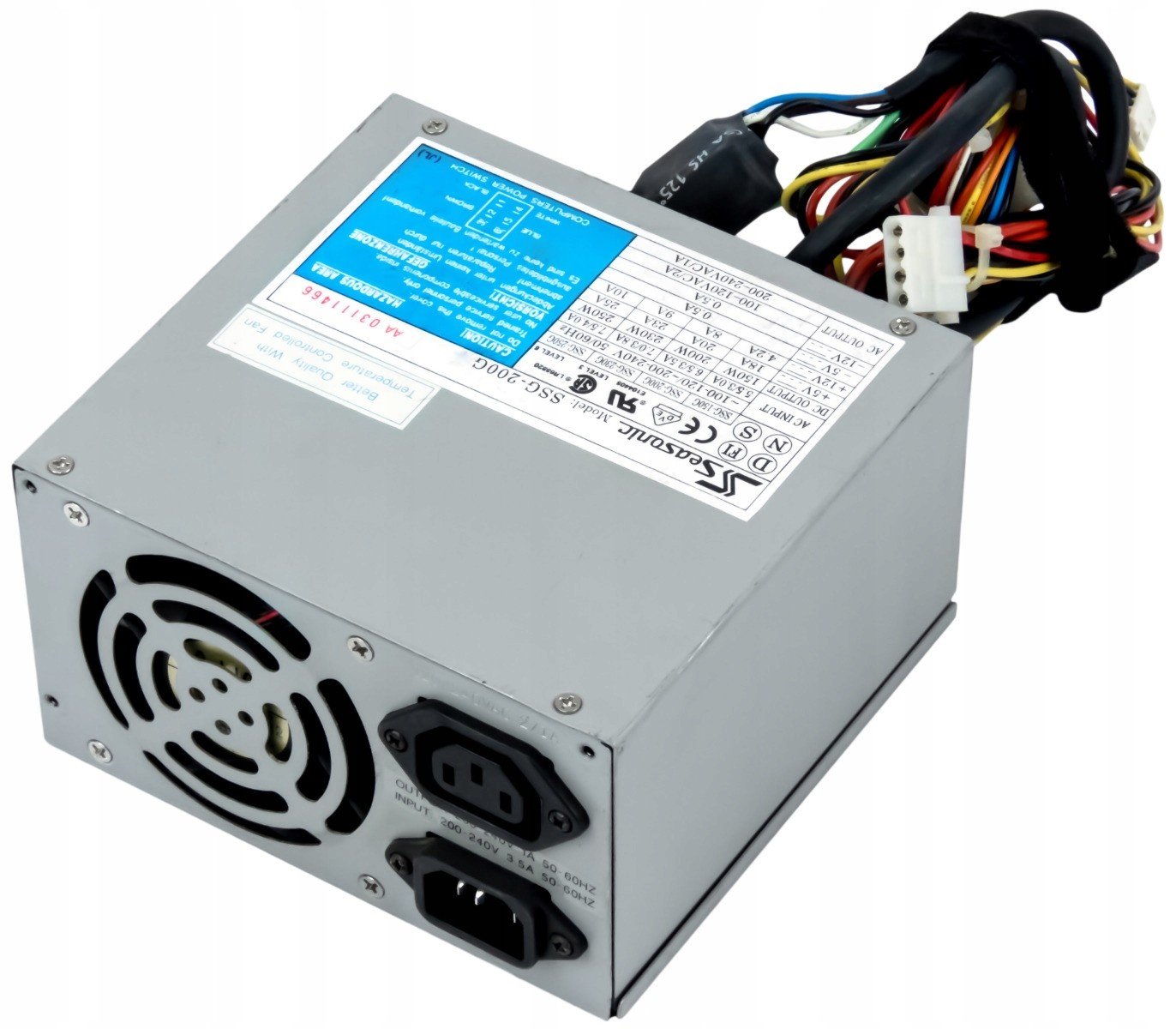 Seasonic SSG-200G At 200W Aux