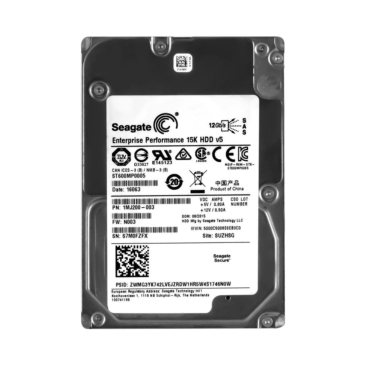 Seagate 600GB 15K 128MB SAS-2 2,5'' ST600MP0005