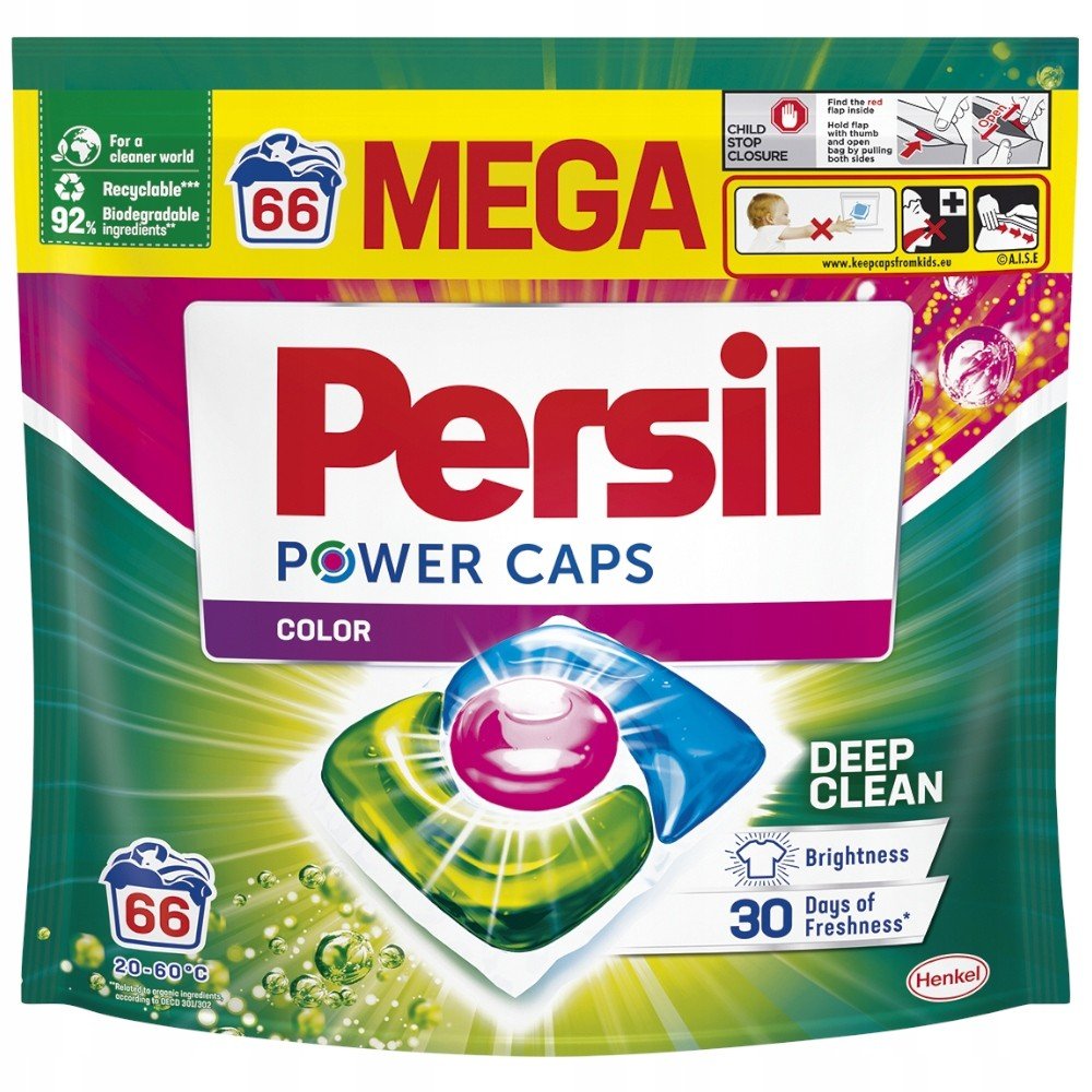 Kapsle na praní Persil Power Caps Color 66 ks
