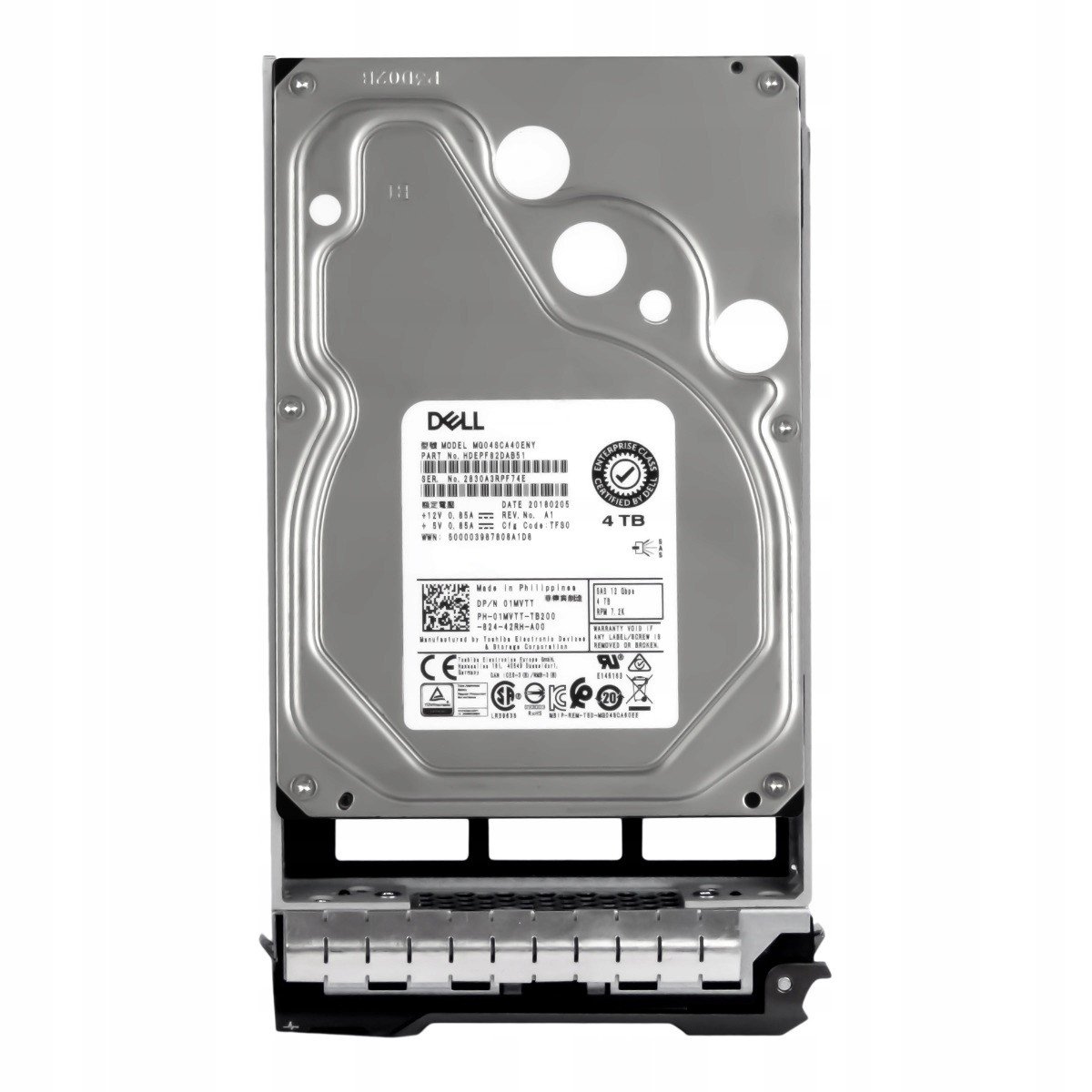 Dell 01MVTT 4TB 7,2K 128MB SAS-3 3,5' MG04SCA40ENY