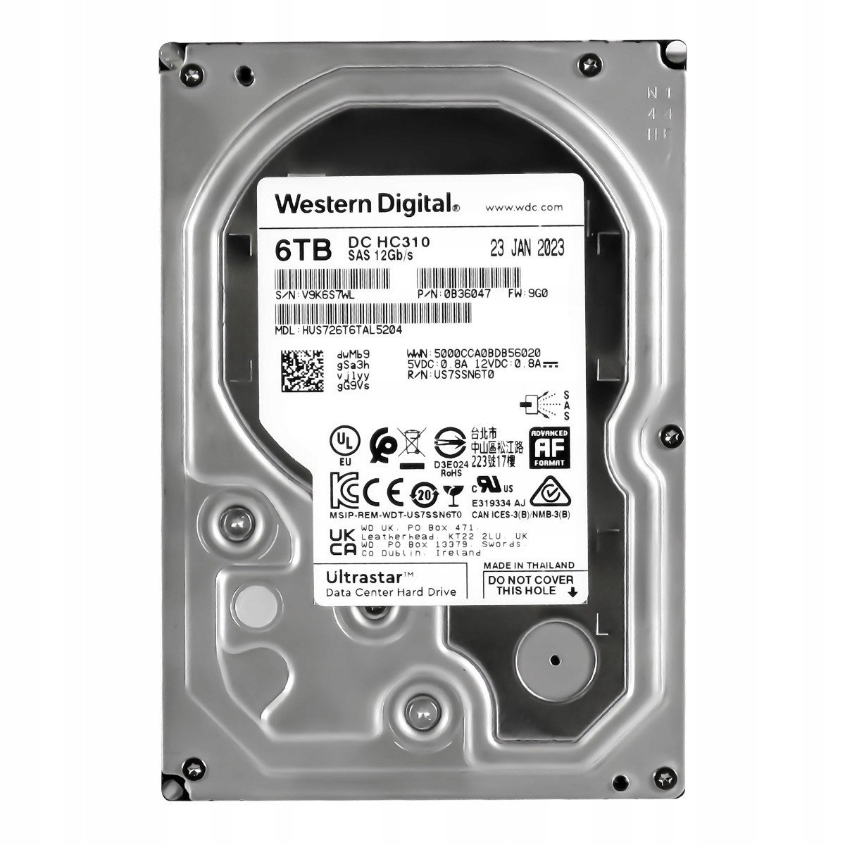 Wd DC HC310 6TB 7.2K SAS-3 3.5'' HUS726T6TAL5204