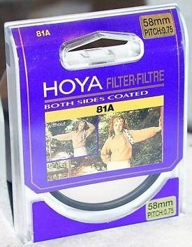 Hoya konverzní filtr 81A 58mm