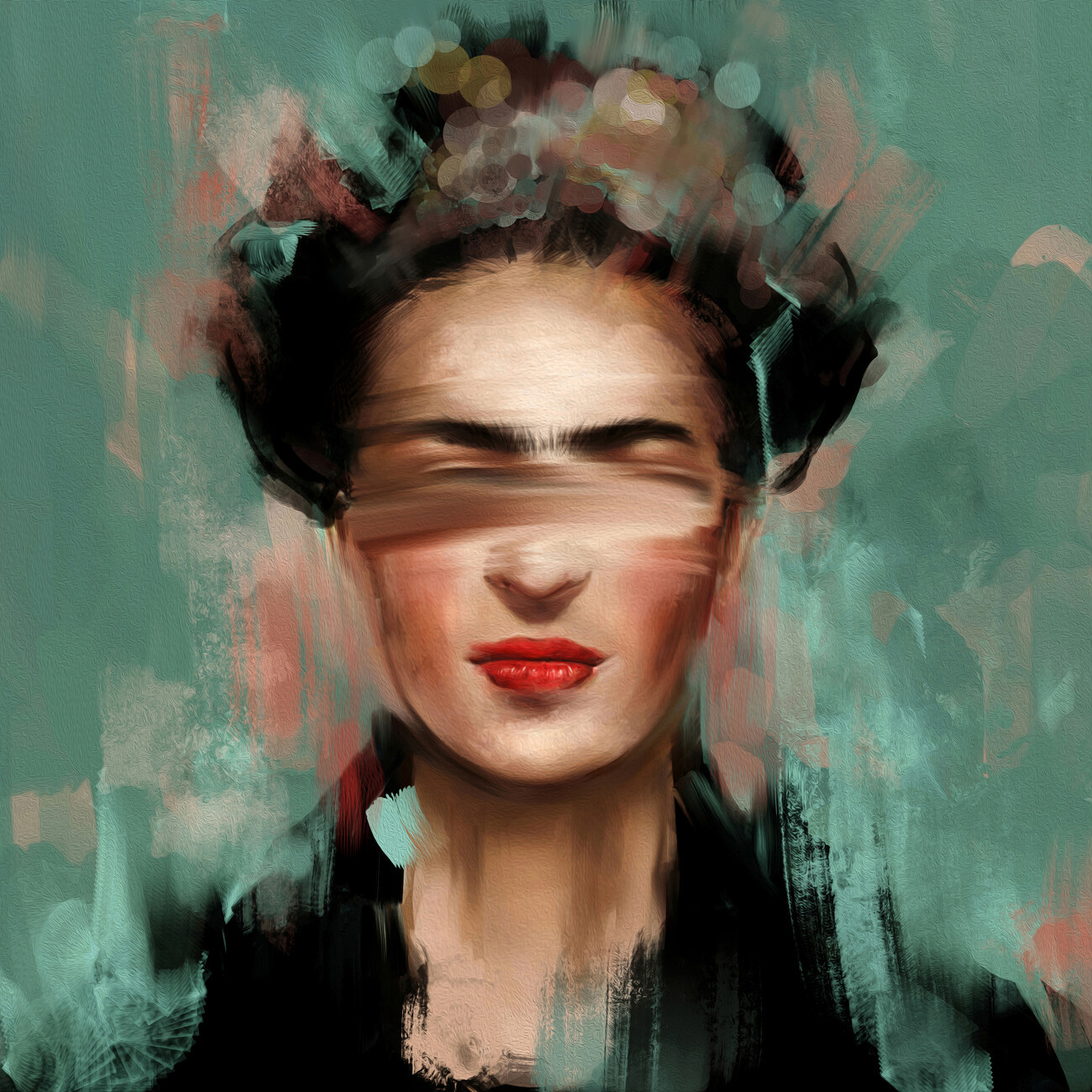 Gabriella Roberg Ilustrace Frida, Gabriella Roberg, (40 x 40 cm)