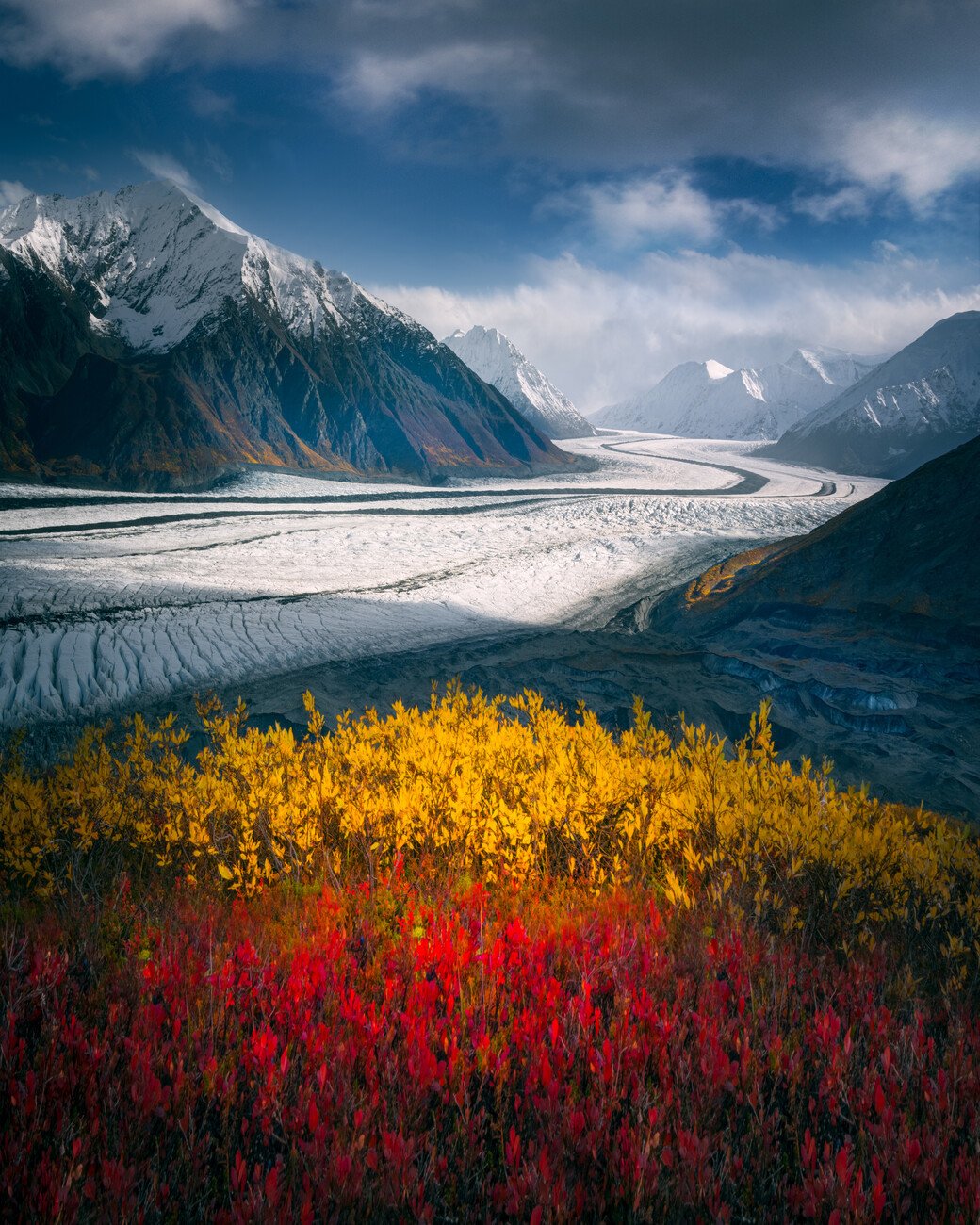 Siyu and Wei Umělecká fotografie AK Glacier, Siyu and Wei, (30 x 40 cm)