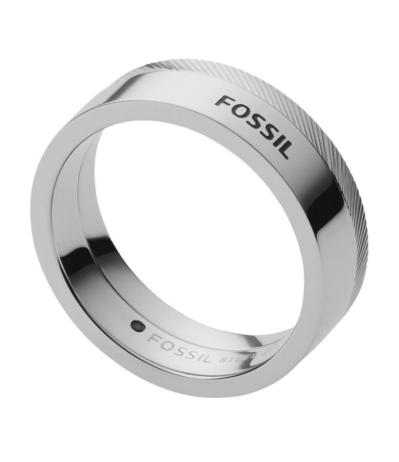 Fossil Elegantní pánský prsten z oceli JF03997040 62 mm