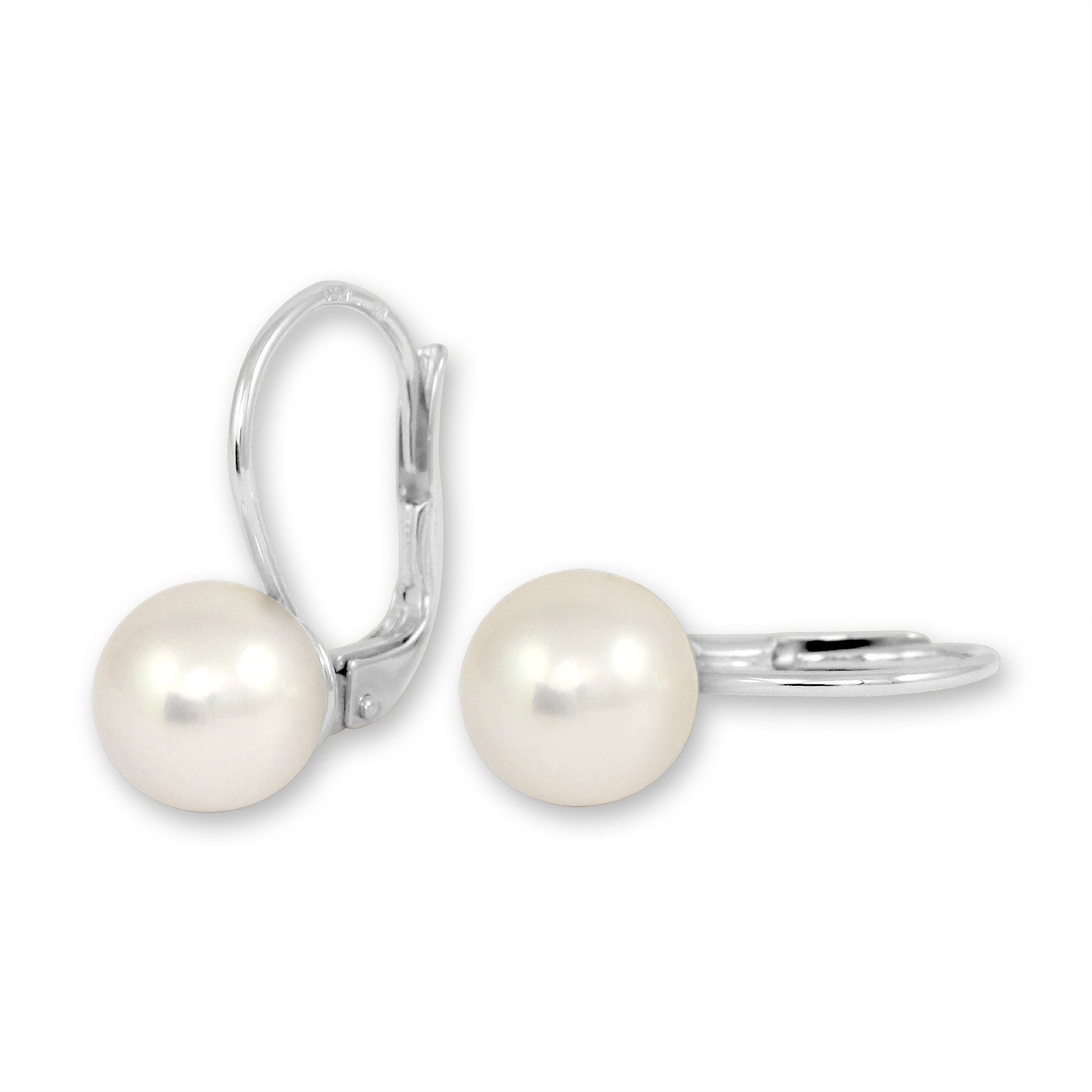 Brilio Něžné zlaté náušnice s pravými perlami 745 235 001 00397 0700000