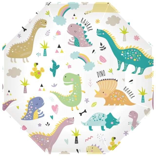 Taliře papírové Dinosauři 23 cm 6 ks