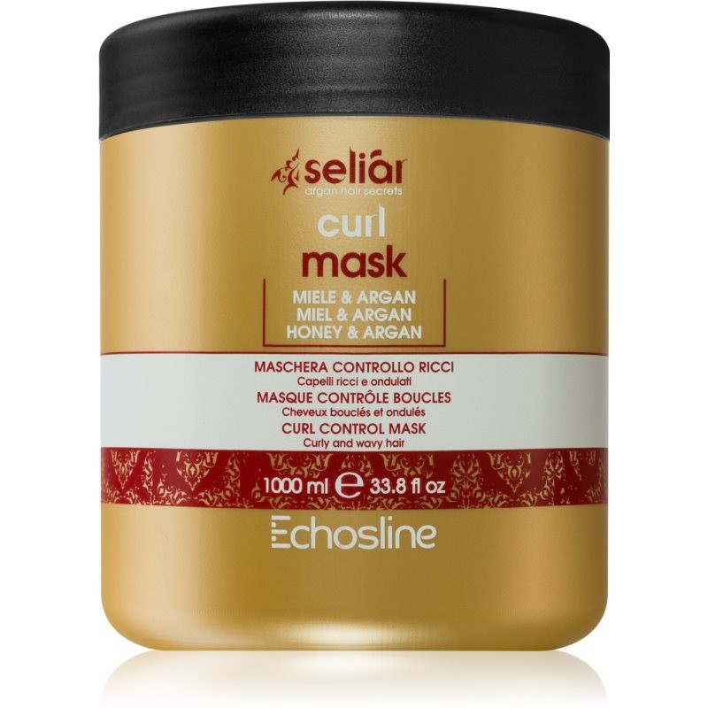 Echosline Seliár Curl vyživující maska pro vlnité a kudrnaté vlasy 1000 ml