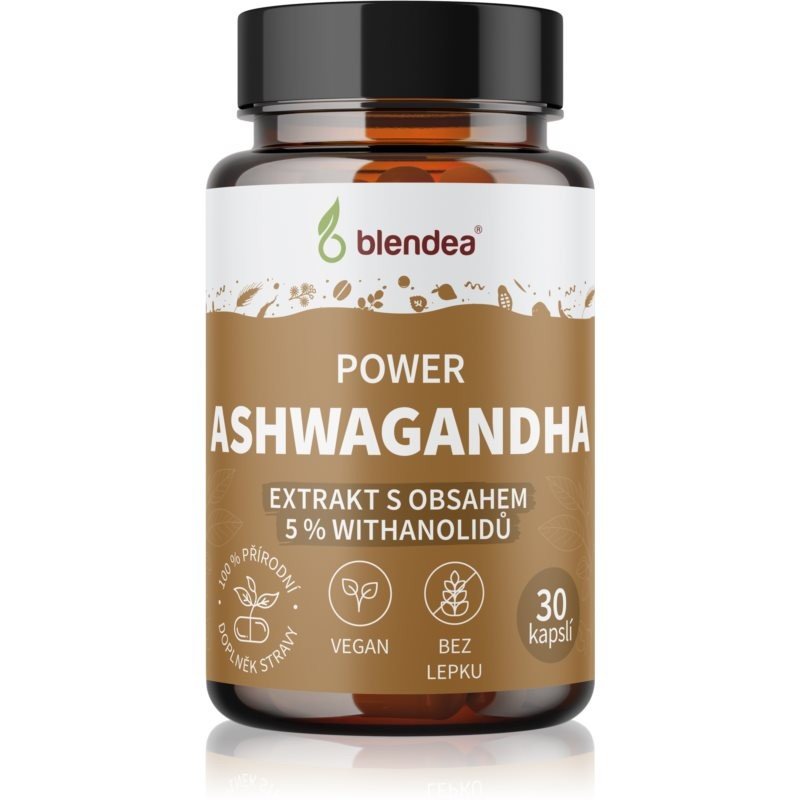 Blendea Ashwagandha Ashwagandha kapsle pro podporu duševní rovnováhy 30 cps
