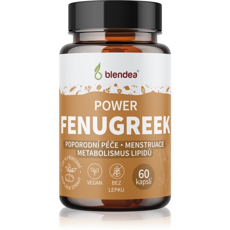 Blendea Fenugreek kapsle pro udržení normální hladiny cholesterolu 60 cps