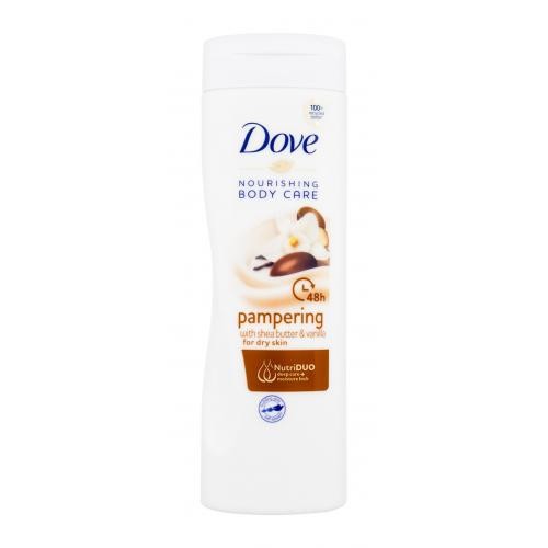 Dove Purely Pampering Shea Butter 400 ml vyživující tělové mléko pro ženy