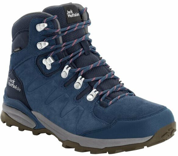 Jack Wolfskin Dámské outdoorové boty Refugio Texapore Mid W Dark Blue/Grey 36
