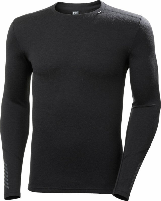 Helly Hansen Termoprádlo Lifa Merino Midweight Crew Base Layer Black L