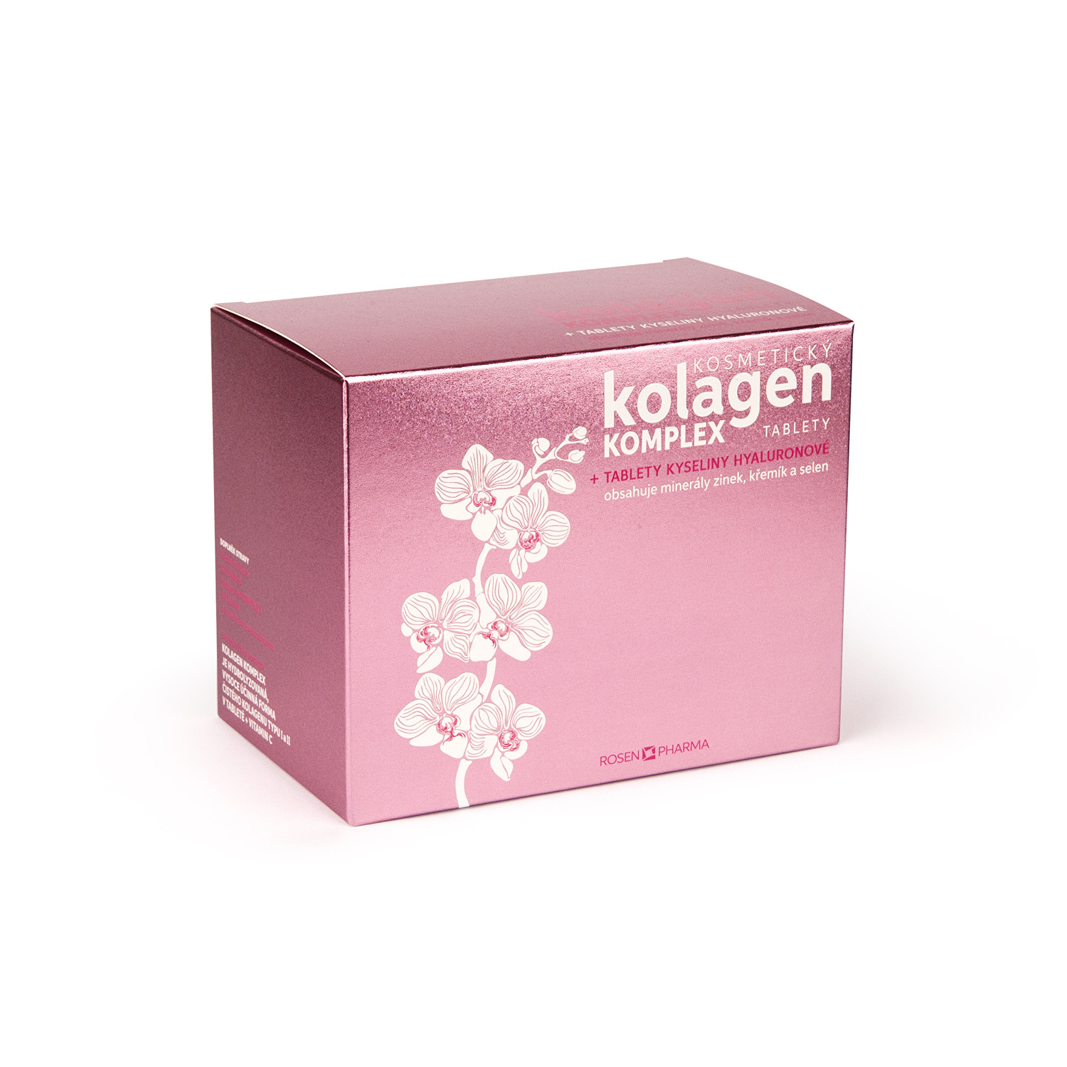 ROSENPHARMA Kosmetický kolagen KOMPLEX 120 tbl. + HA tablety 60 tbl.