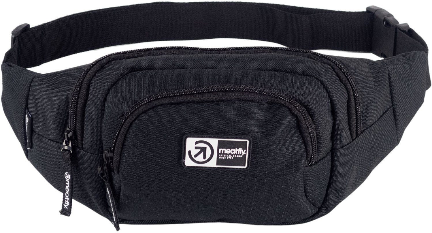 Meatfly Pánská ledvinka Wally Black Ripstop