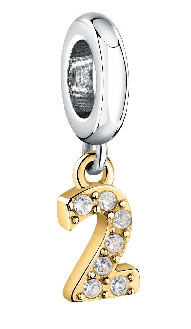 Morellato Ocelový bicolor přívěsek číslice 