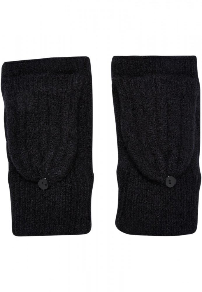 Open Mitten - black S/M