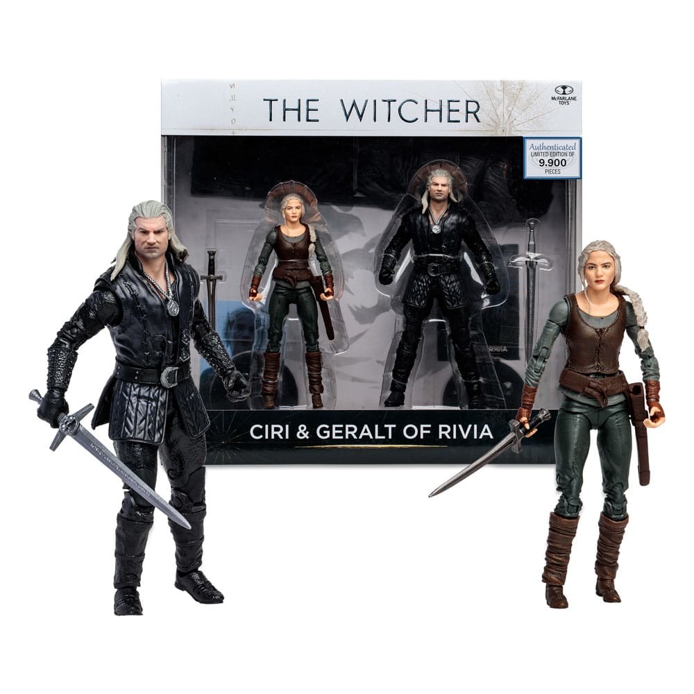 McFarlane | The Witcher - sběratelské figurky Geralt and Ciri (Netflix Season 3) 18 cm