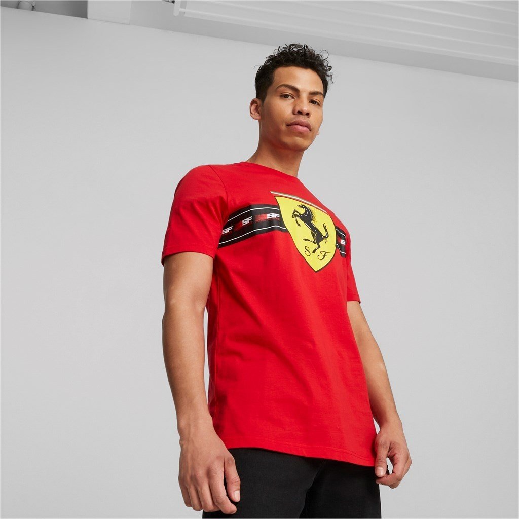 Ferrari Race Heritage  Big Shield Tee L