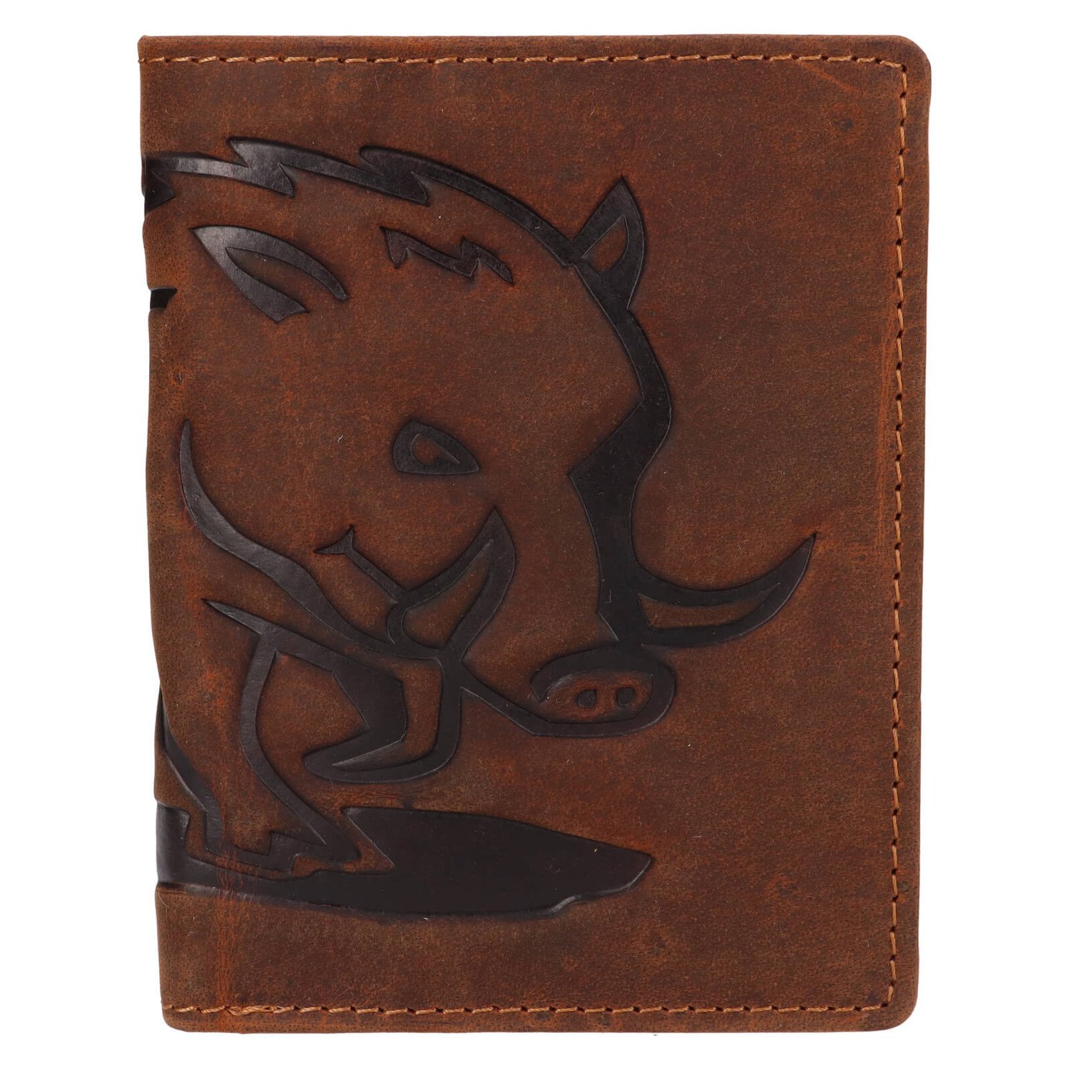 Pánská kožená peněženka Lagen Lasse - hnědá