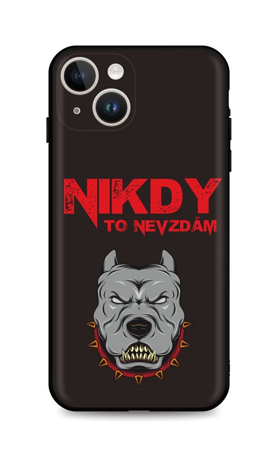 Kryt TopQ iPhone 15 Nikdy to nevzdám 100090