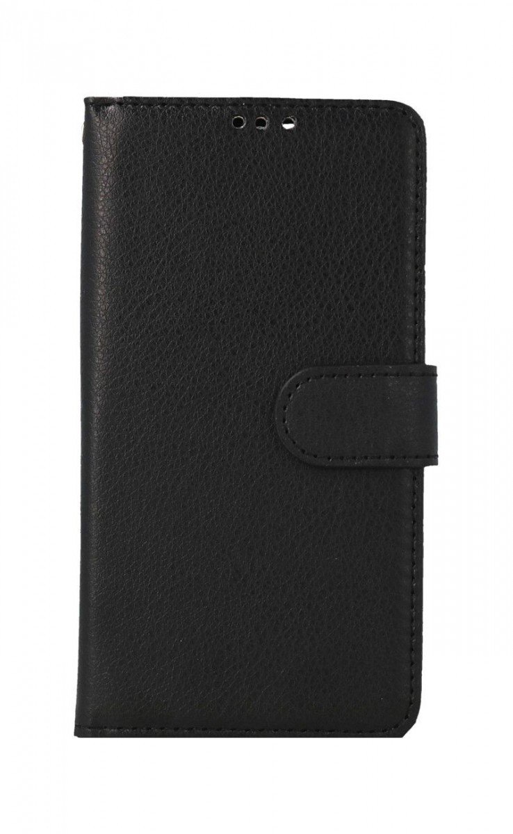 Pouzdro TopQ iPhone 15 Pro knížkové černé s přezkou 99493