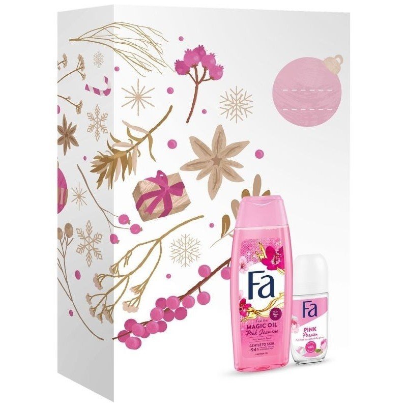 Fa Pink Passion Roll-On Antiperspirant 50 ml + Sprchový gel 250 ml