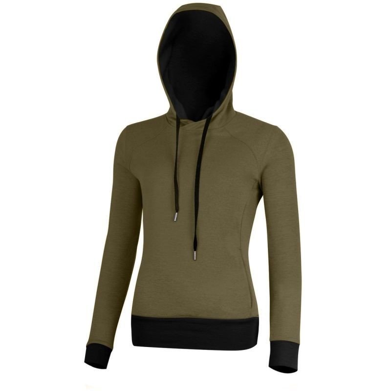 Lasting dámská merino mikina TORA zelená Velikost: L