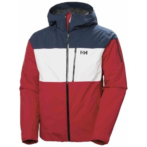 Helly Hansen GRAVITY JACKET Pánská lyžařská bunda, červená, velikost 2XL