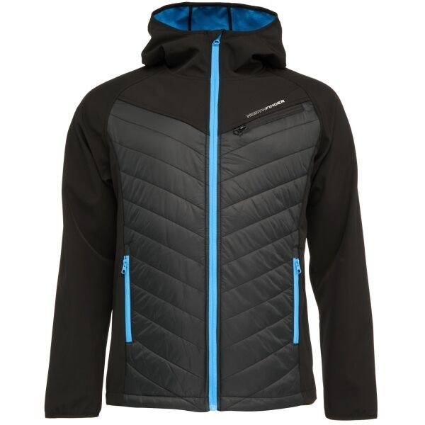 Northfinder GARRY Pánská hybridní bunda, černá, velikost L