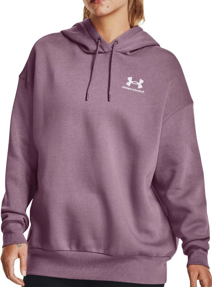 Mikina s kapucí Under Armour Essential Flc OS Hoodie-PPL