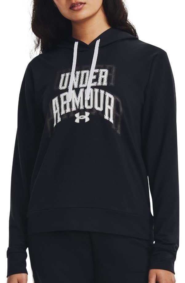 Mikina s kapucí Under Armour UA Rival Terry Graphic Hdy-BLK