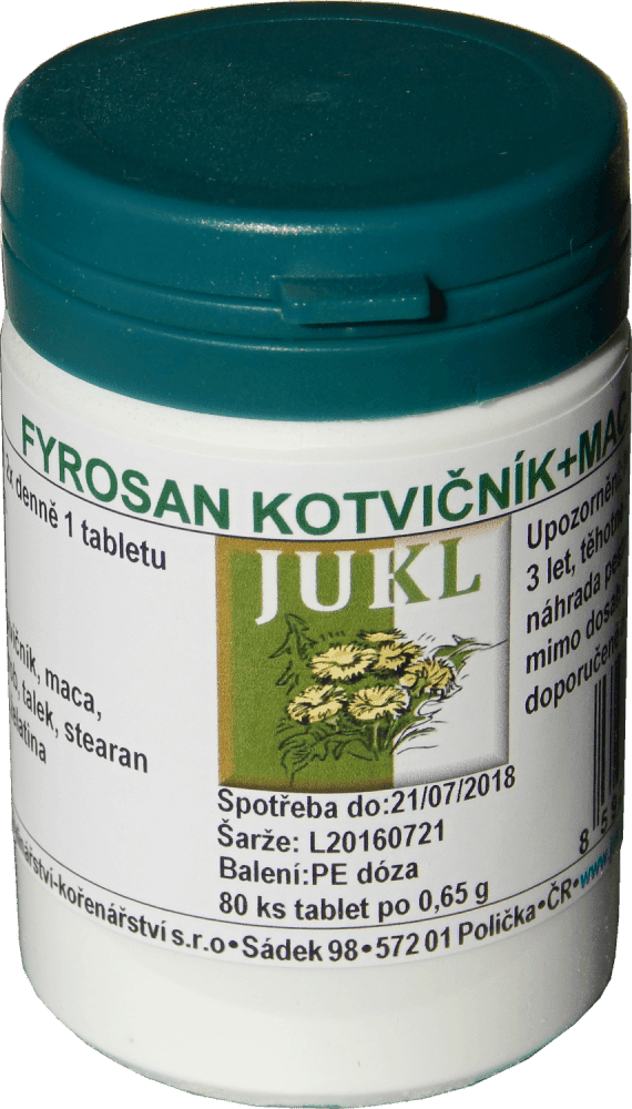 Fyrosan Kotvičník + Maca 80 tbl